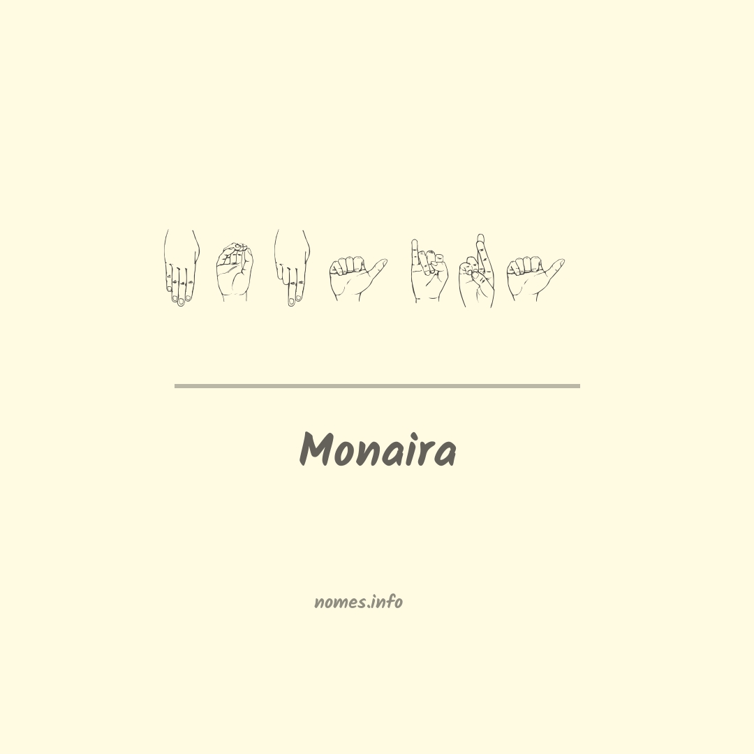 Monaira em Libras