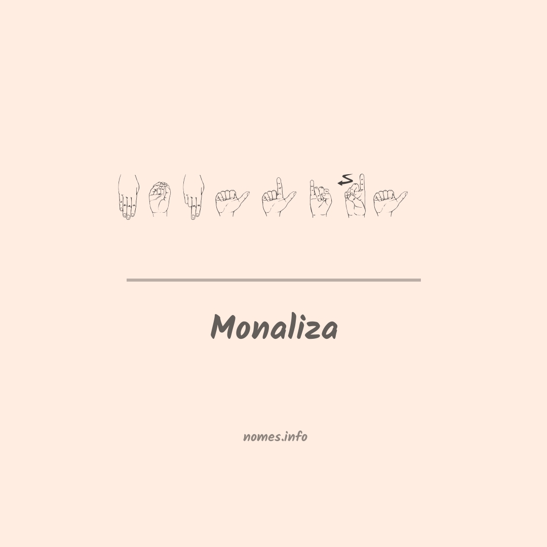 Monaliza em Libras