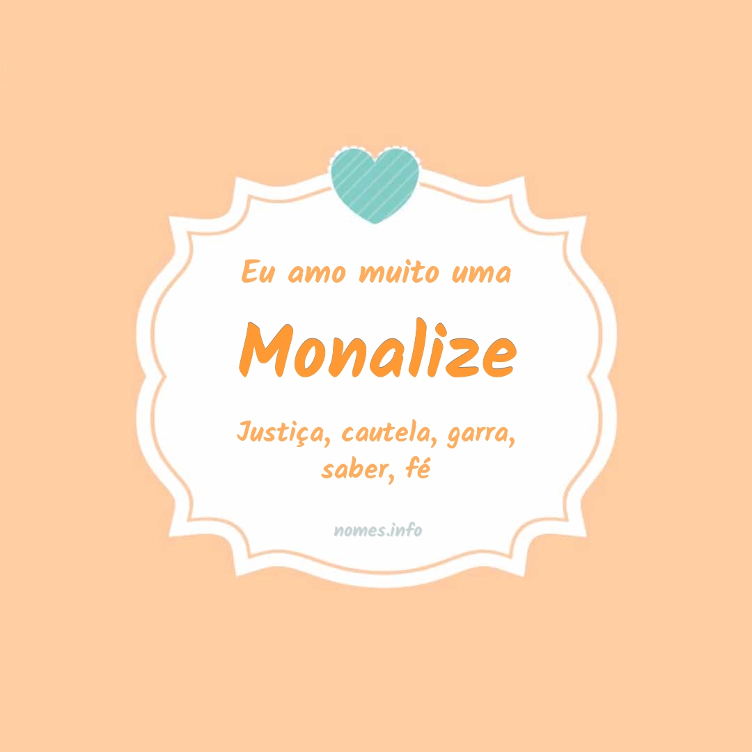 Significado do nome Monalize