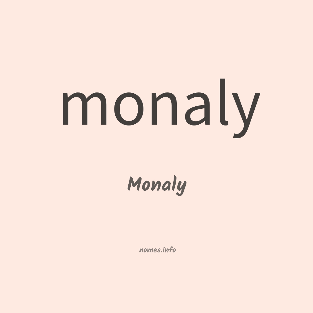 Monaly em chinês