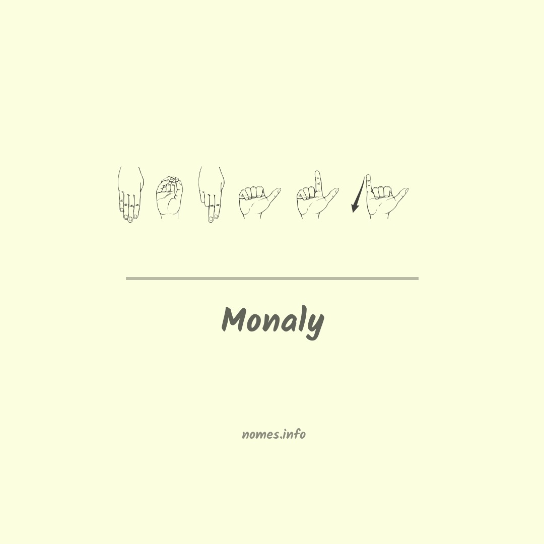 Monaly em Libras