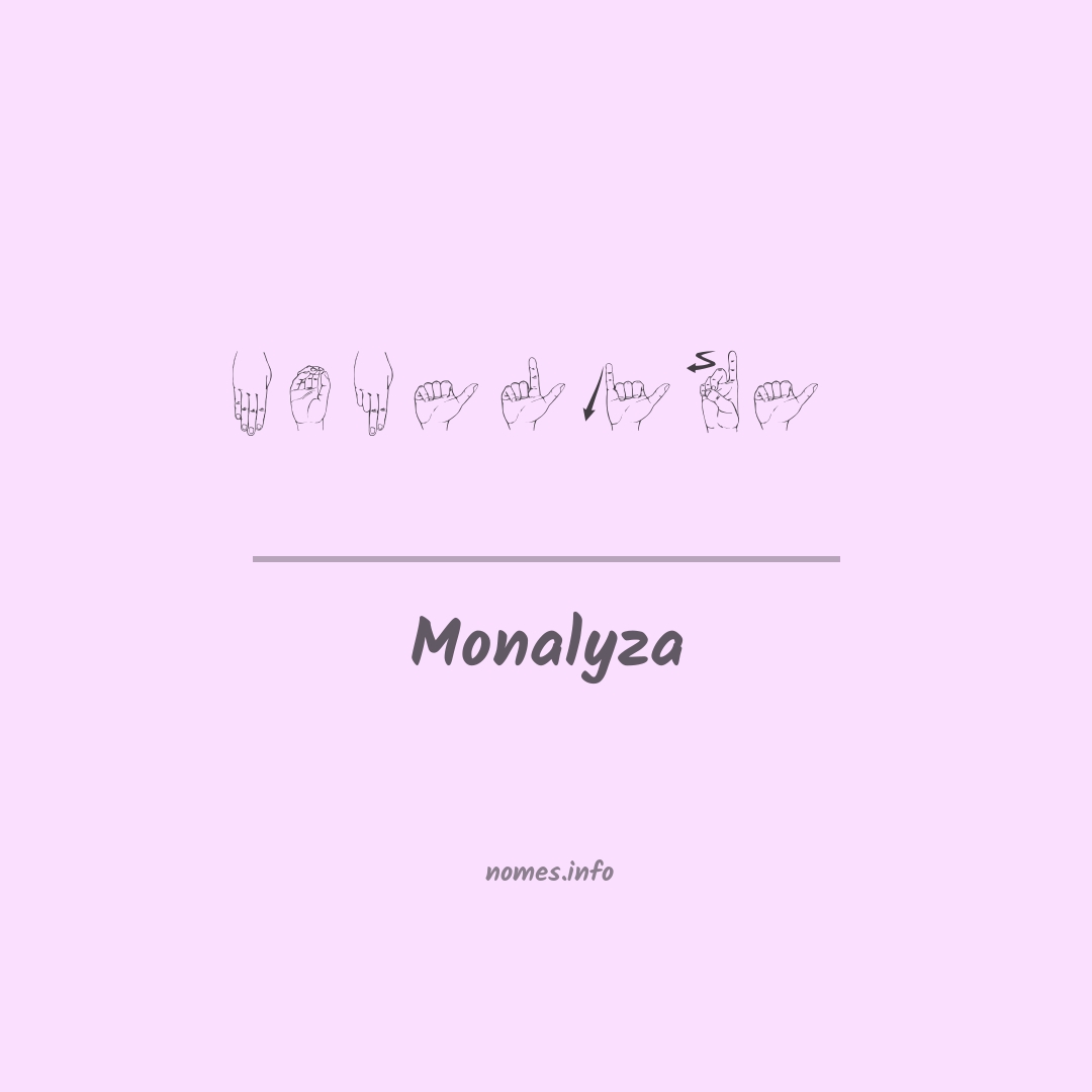 Monalyza em Libras