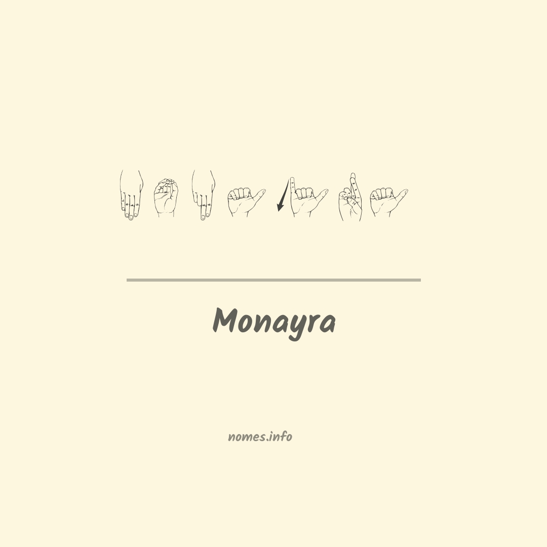 Monayra em Libras