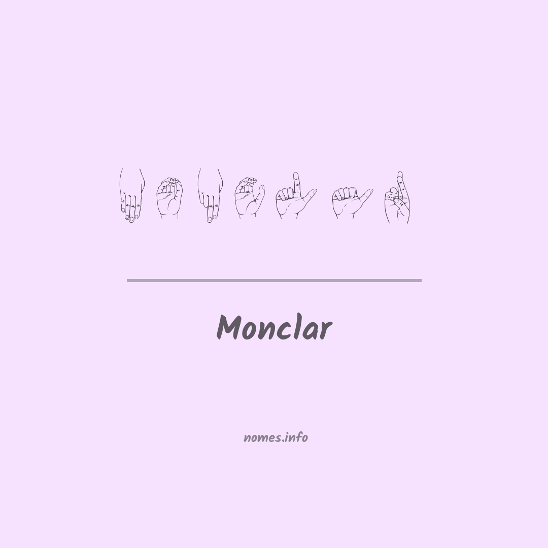 Monclar em Libras