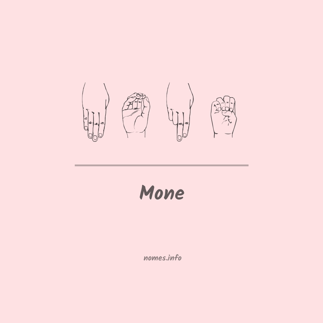 Mone em Libras
