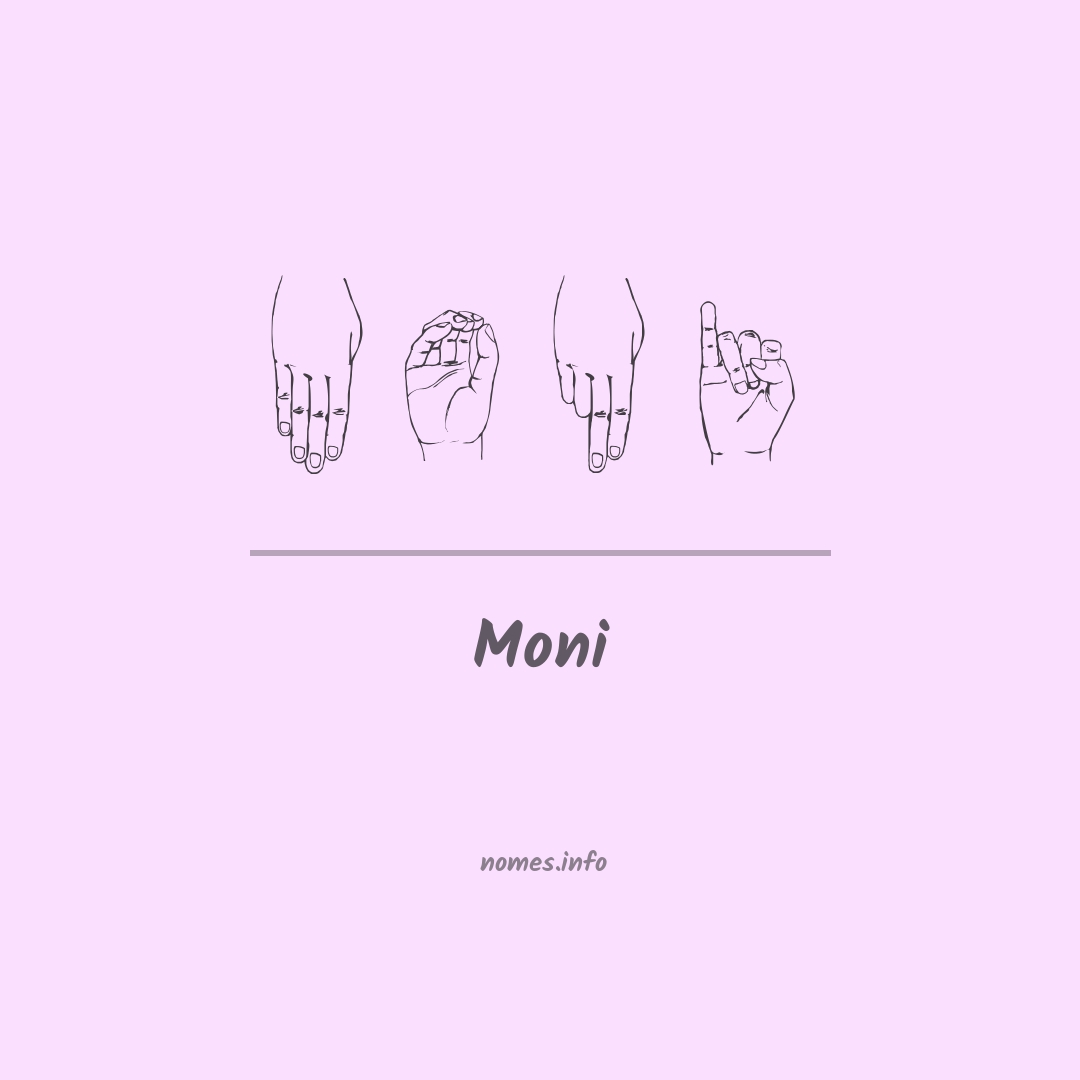 Moni em Libras