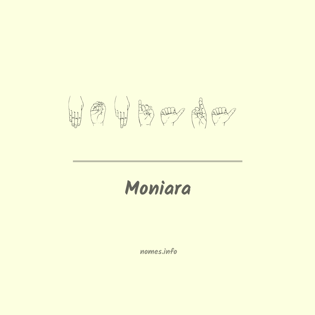 Moniara em Libras