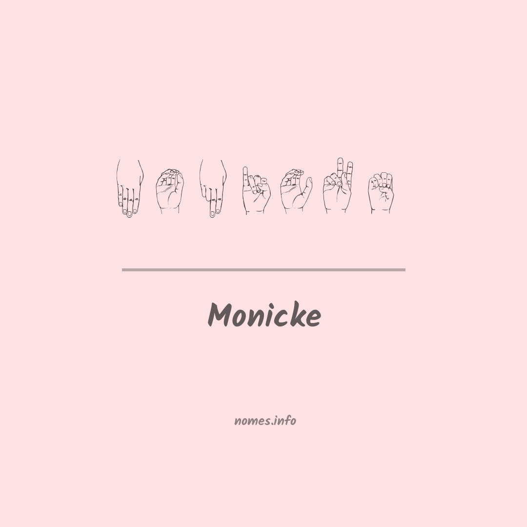 Monicke em Libras