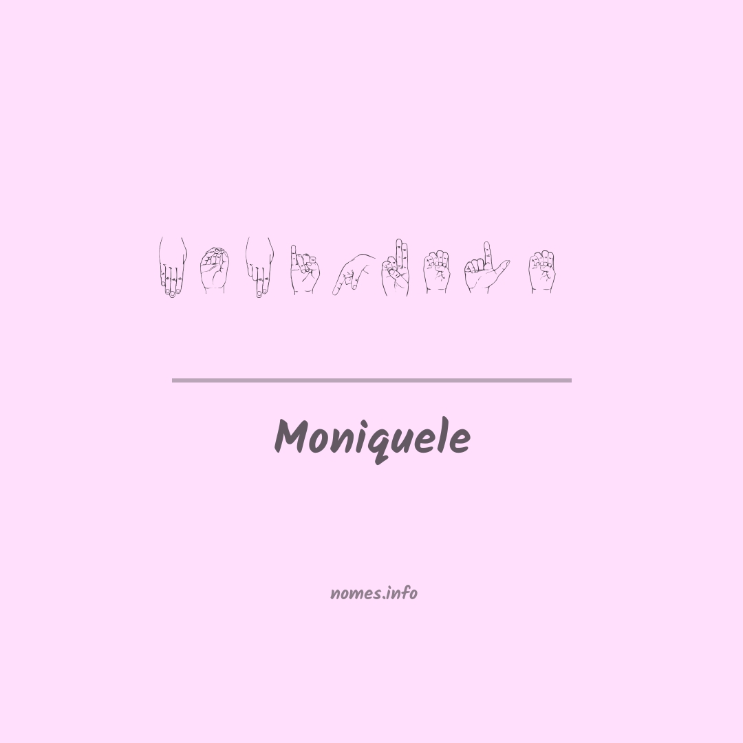 Moniquele em Libras