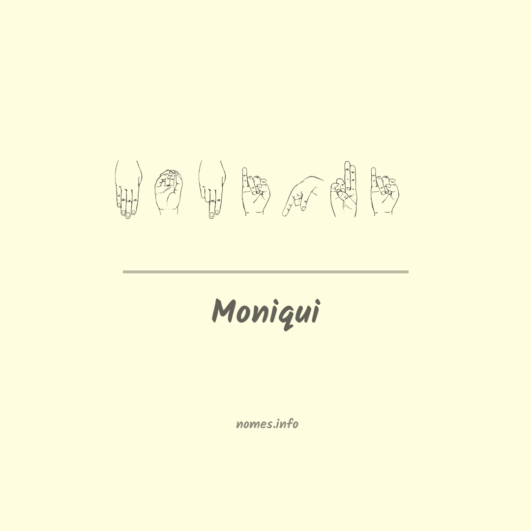 Moniqui em Libras