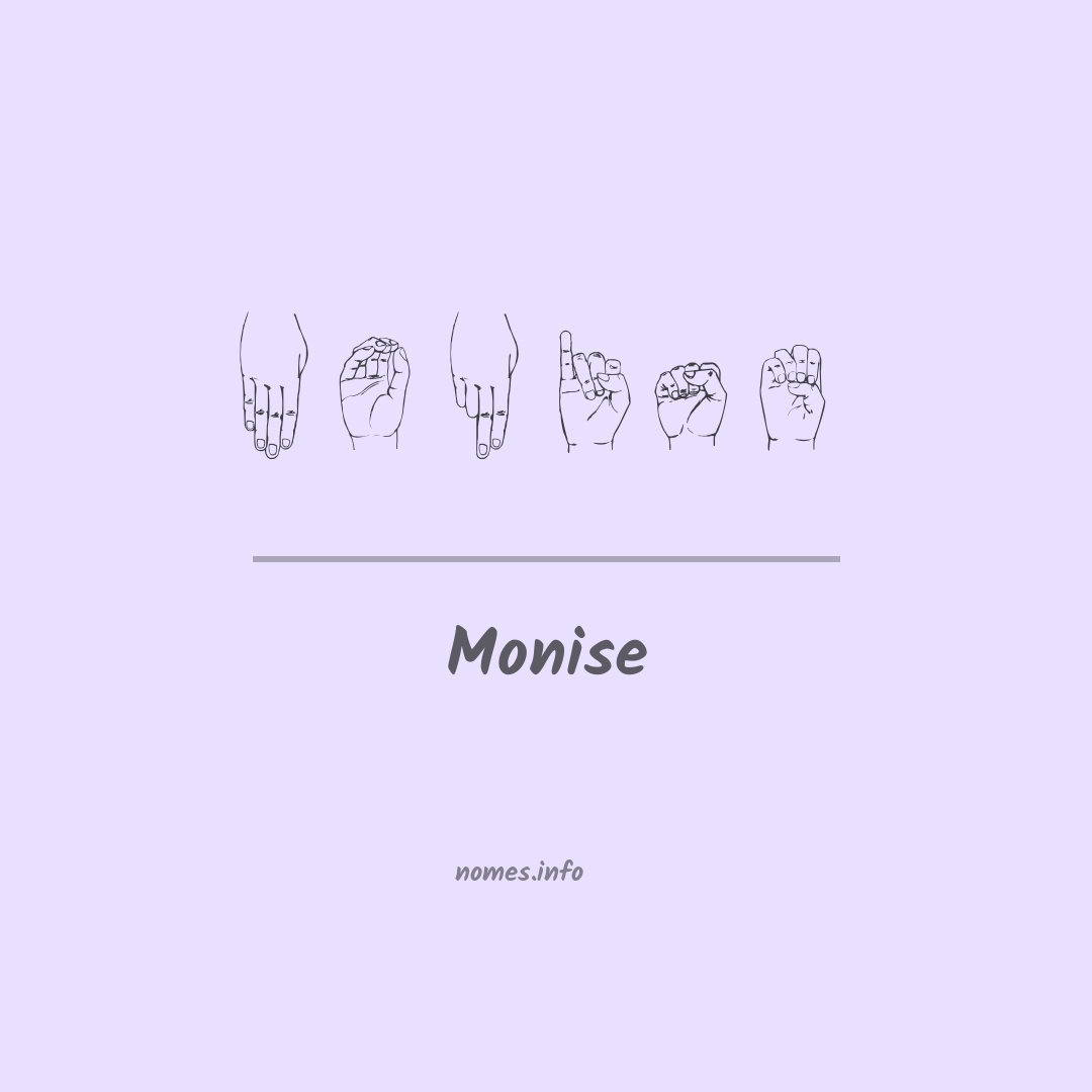 Monise em Libras