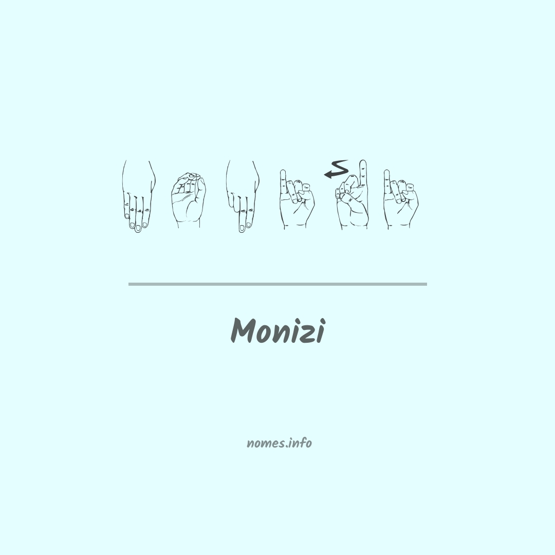 Monizi em Libras