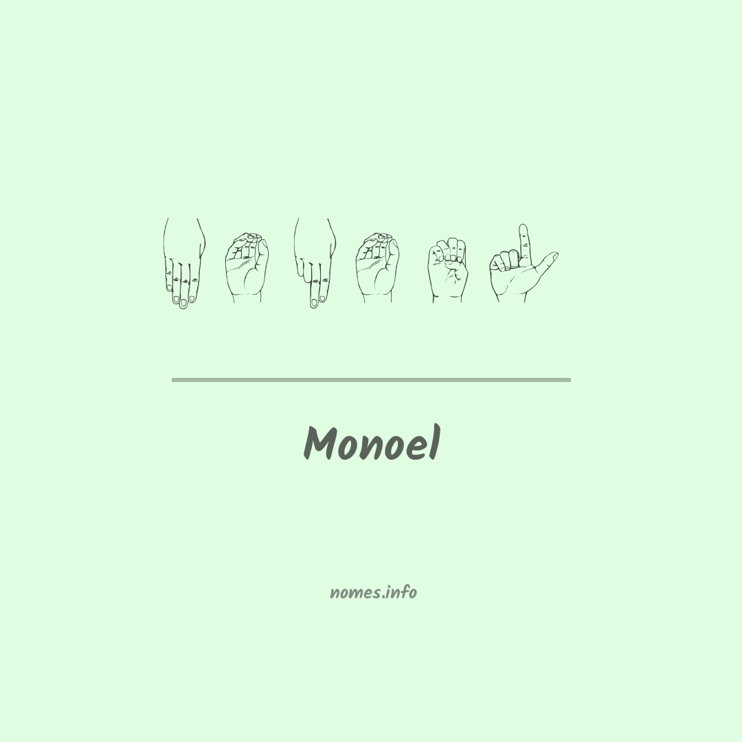 Monoel em Libras