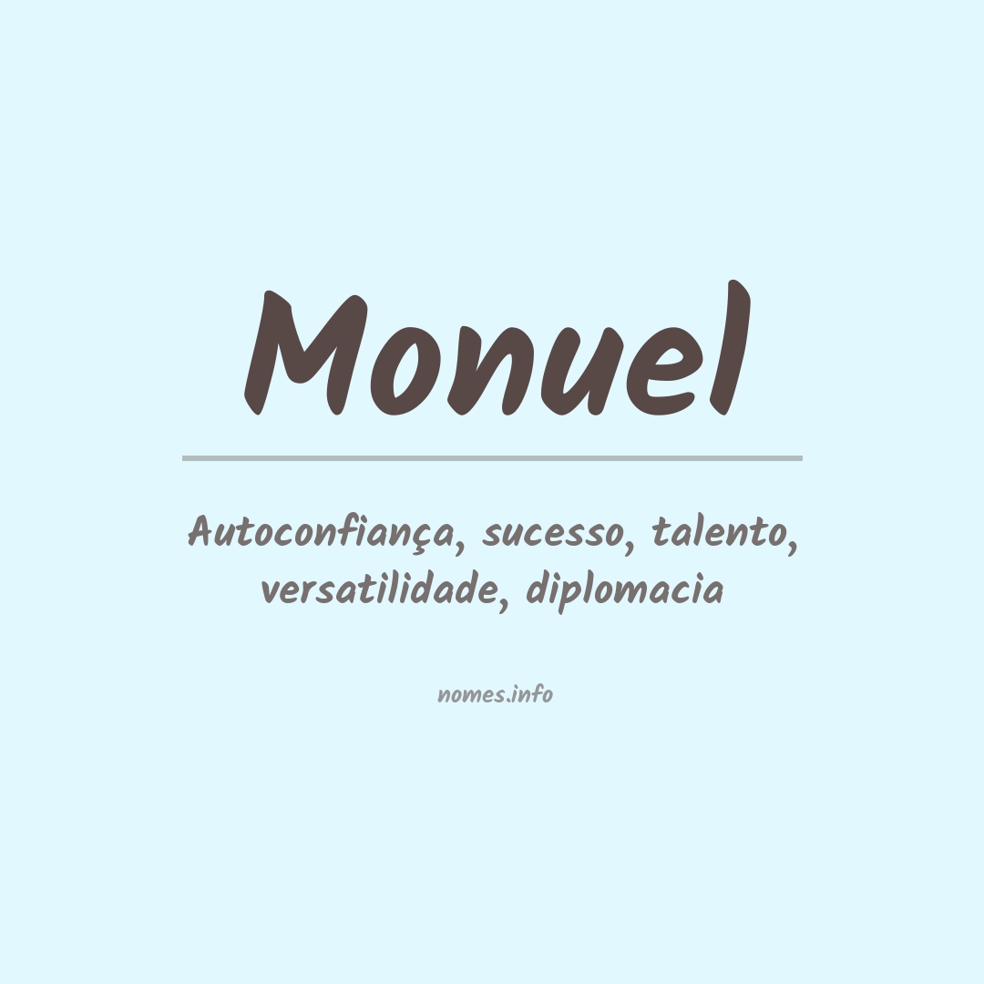 Significado do nome Monuel