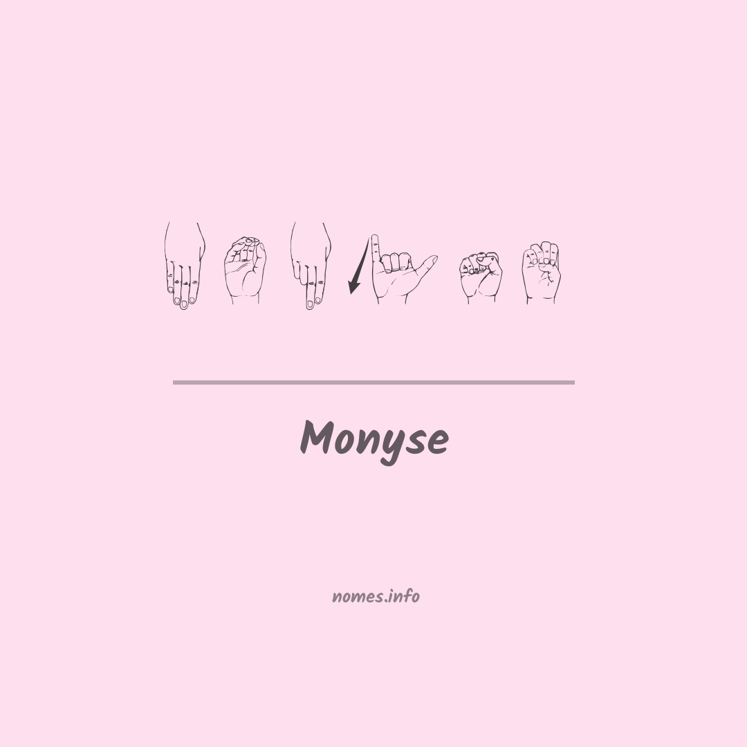 Monyse em Libras