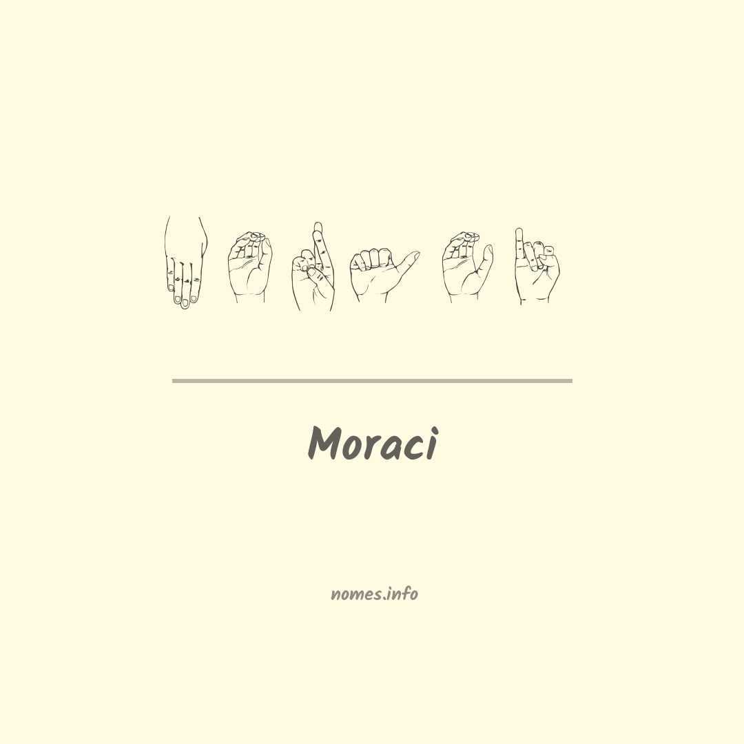 Moraci em Libras