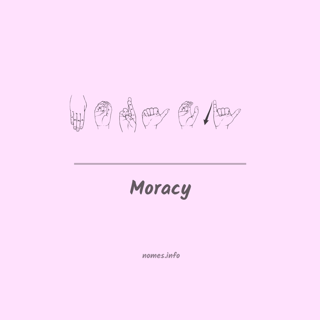Moracy em Libras