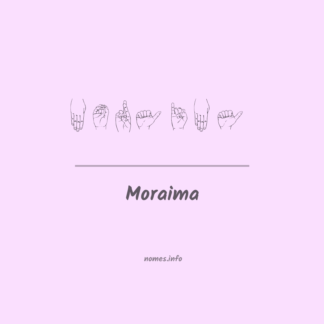 Moraima em Libras