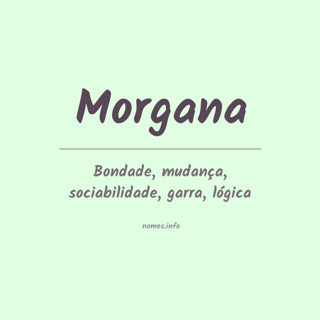 Significado do nome Morgana