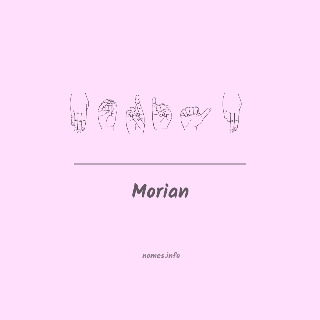Morian em Libras