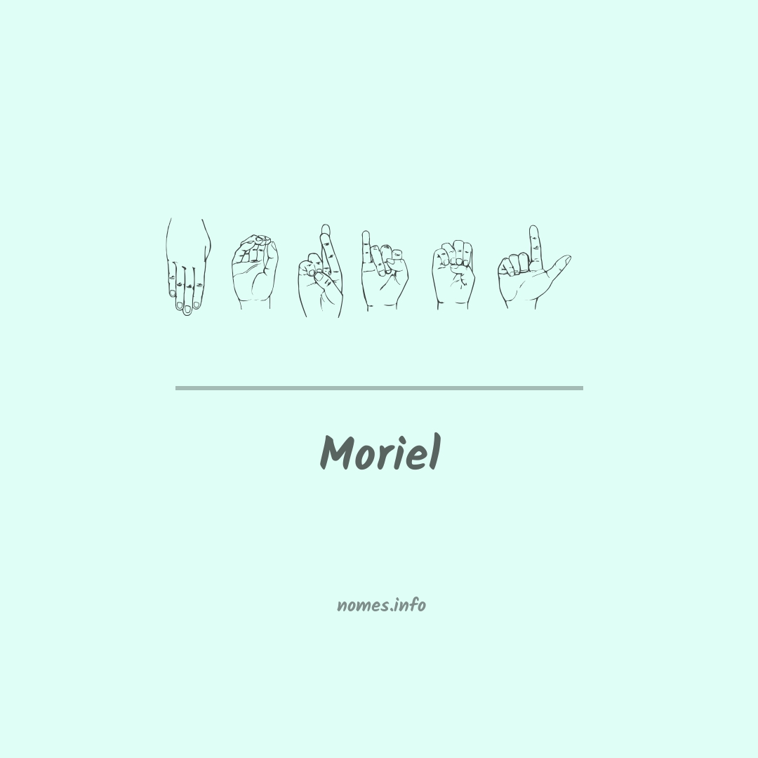 Moriel em Libras