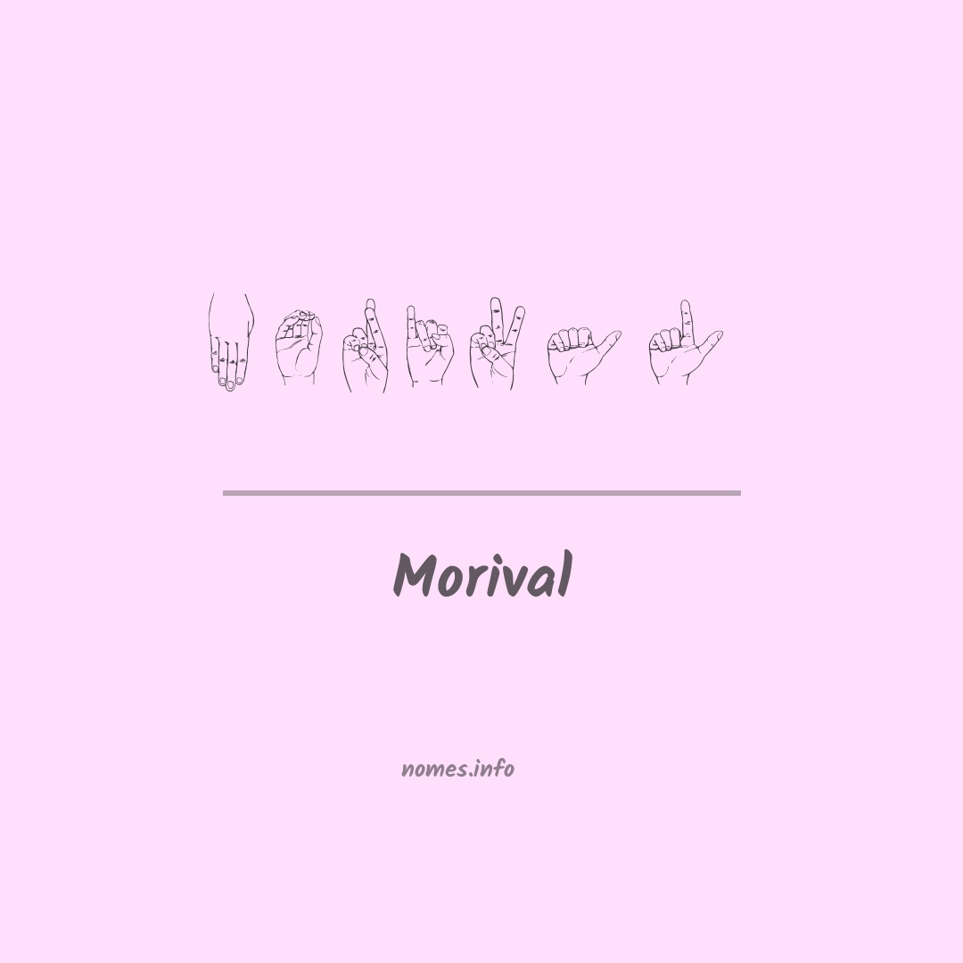 Morival em Libras