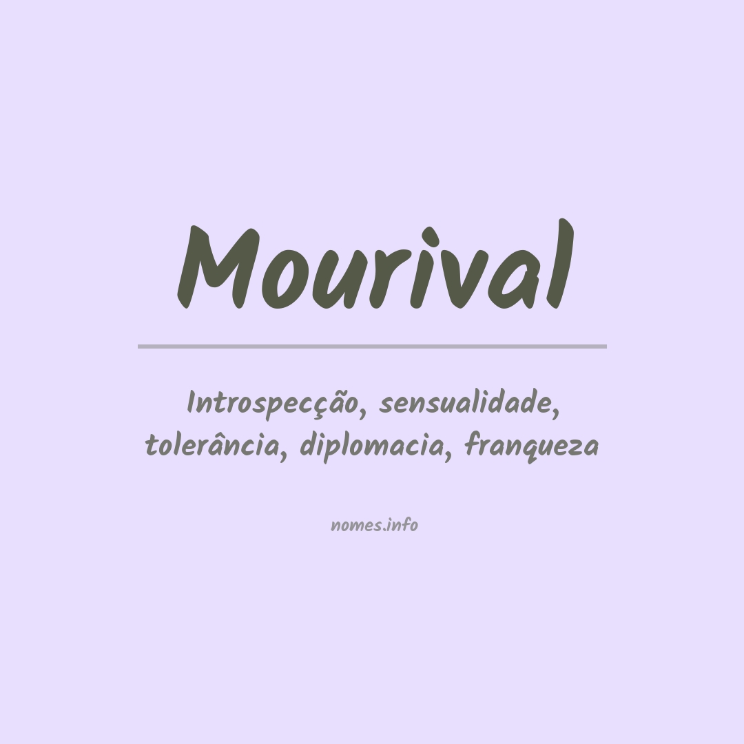 Significado do nome Mourival