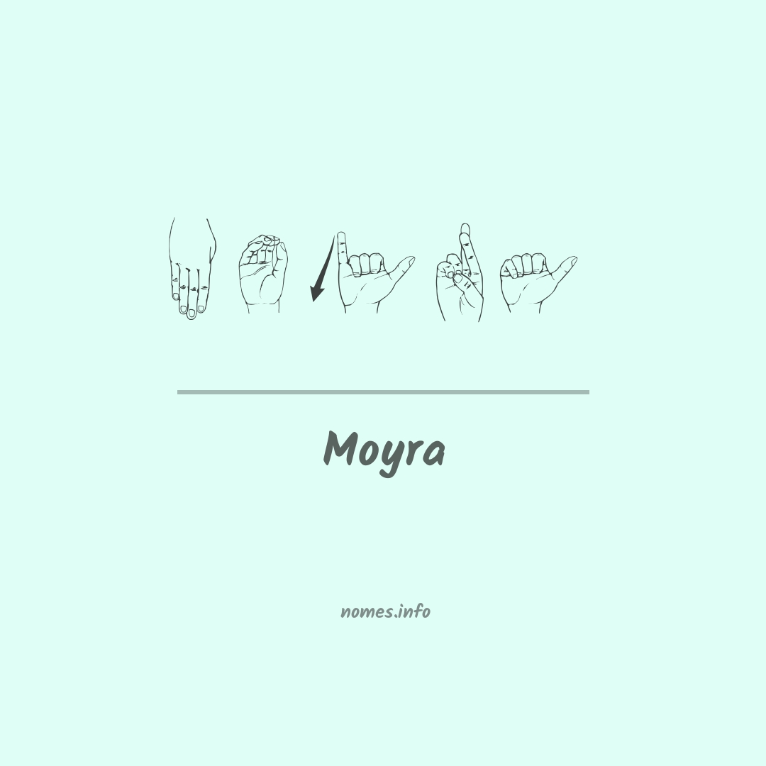 Moyra em Libras
