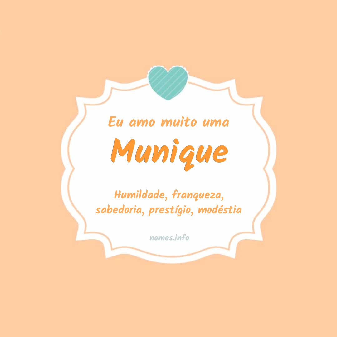 Eu amo muito Munique