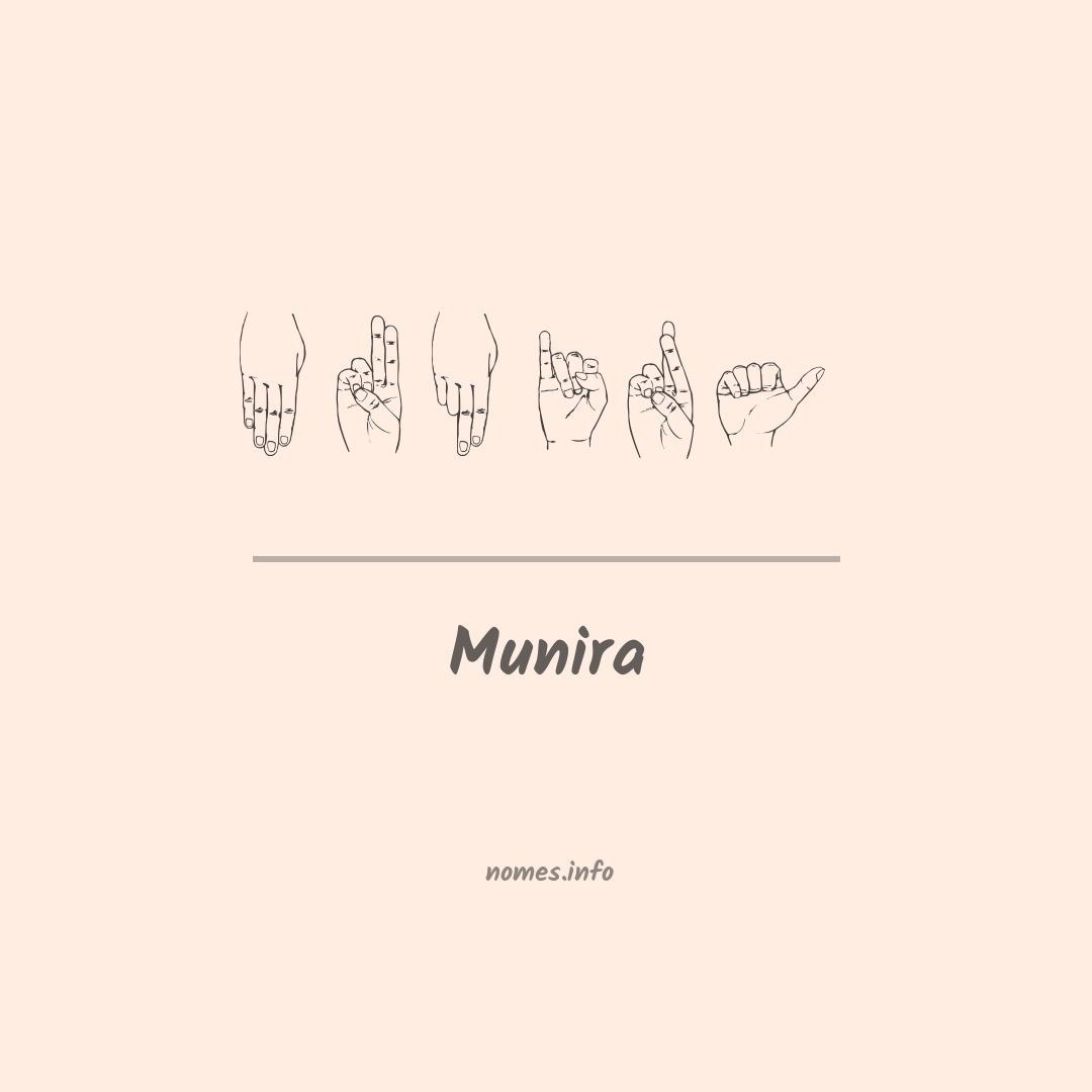 Munira em Libras