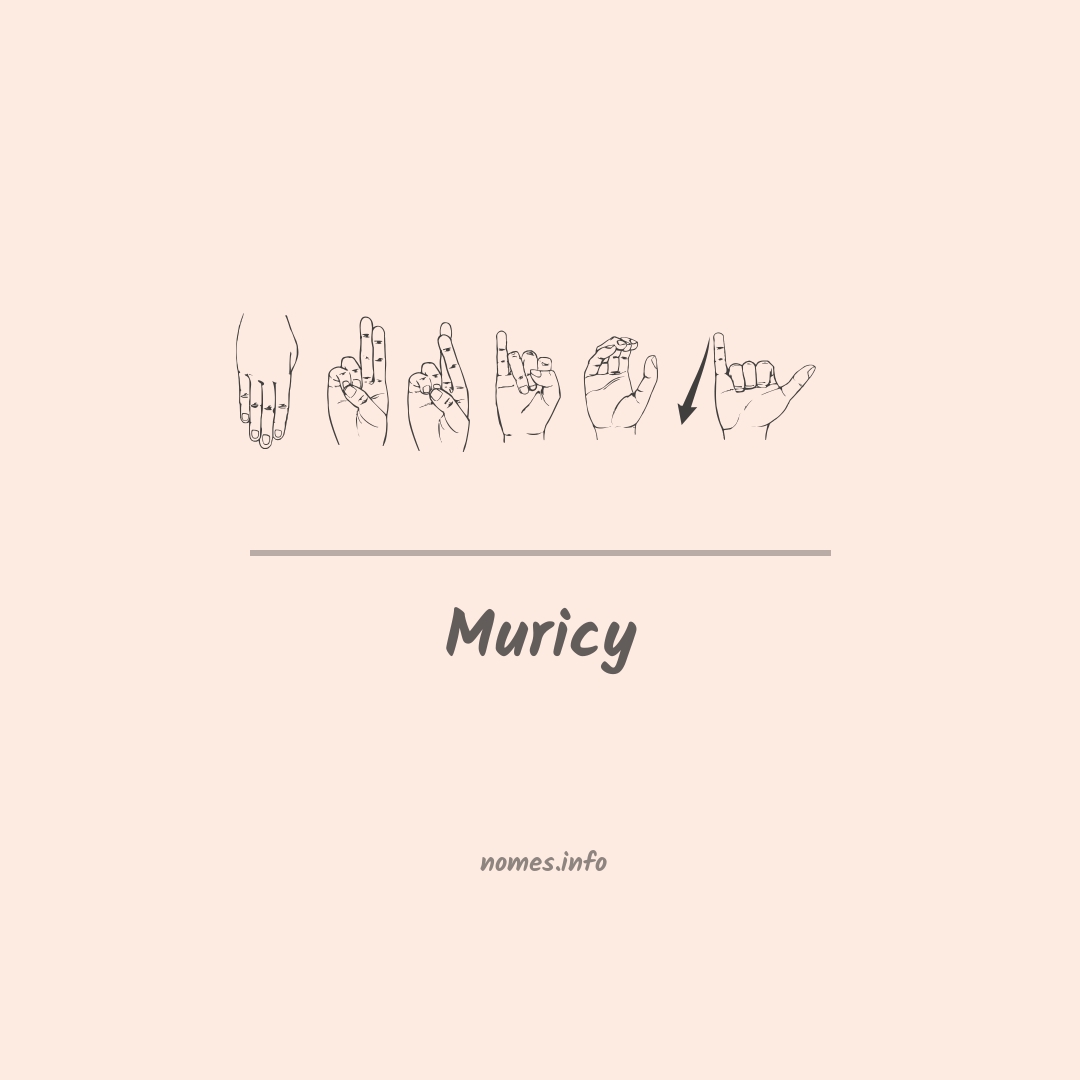 Muricy em Libras