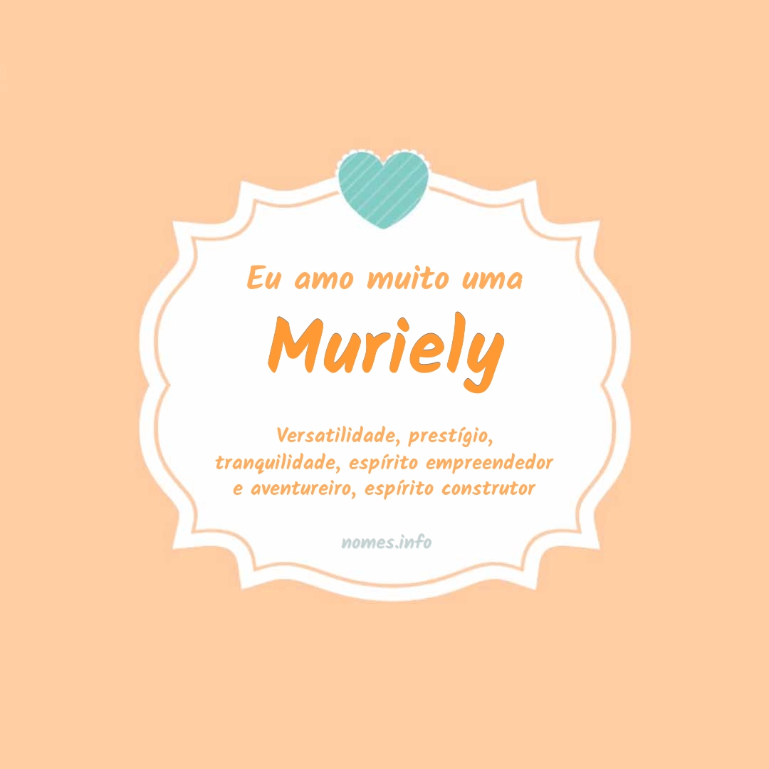 Eu amo muito Muriely