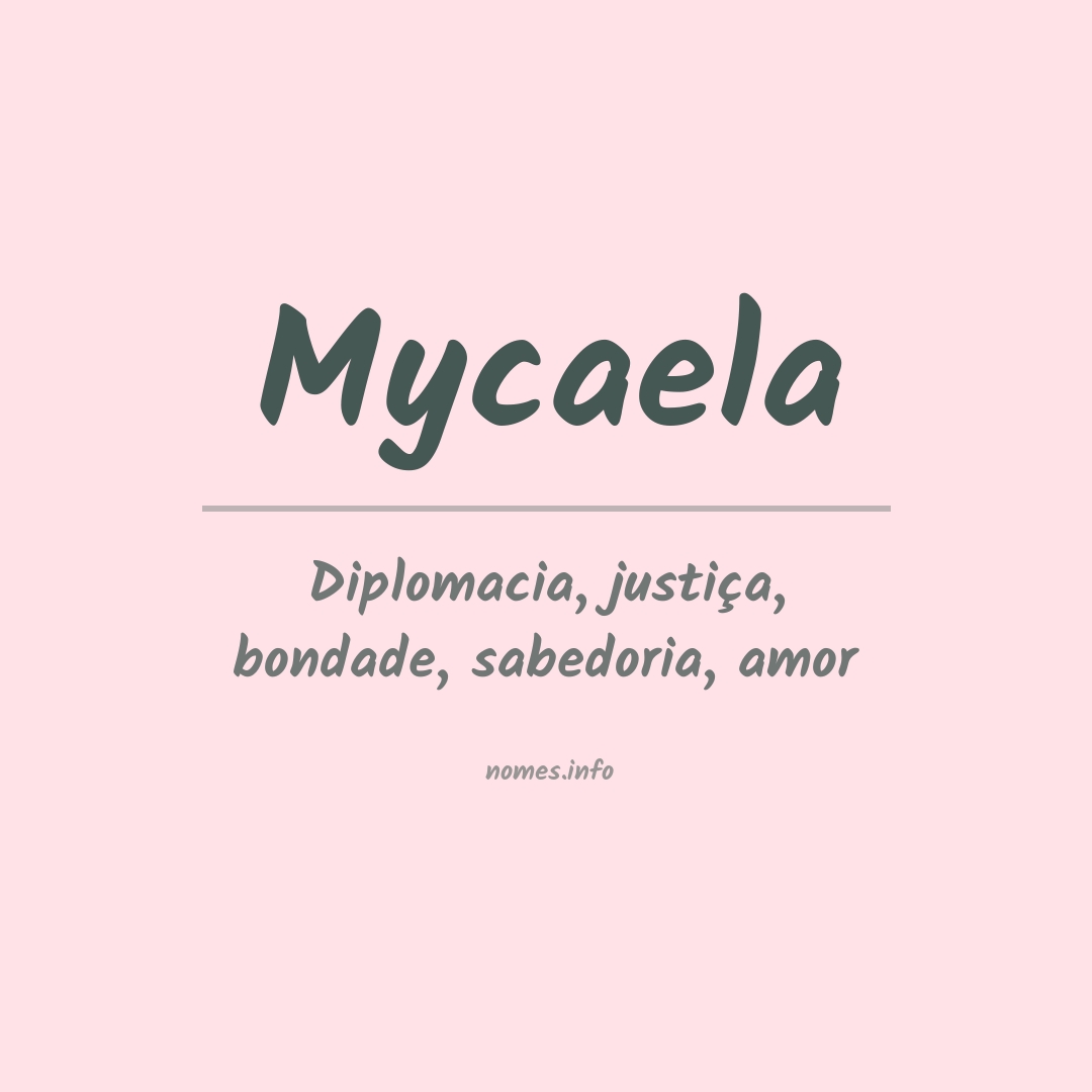 Significado do nome Mycaela