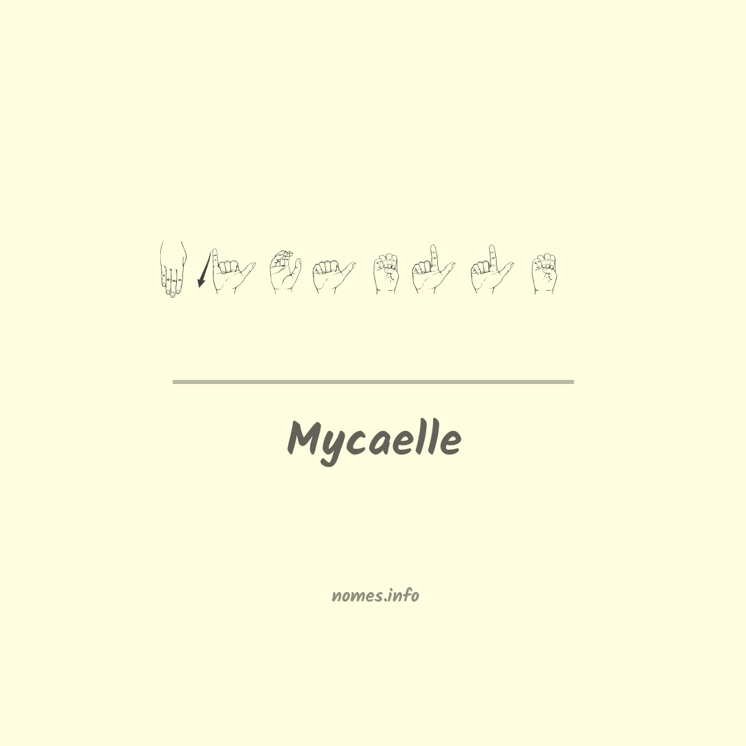 Mycaelle em Libras