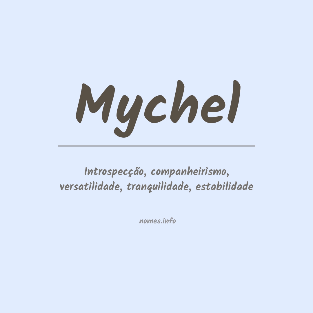 Significado do nome Mychel