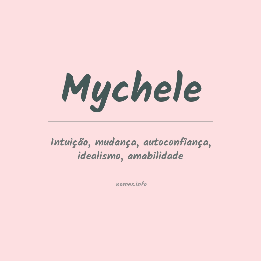 Significado do nome Mychele