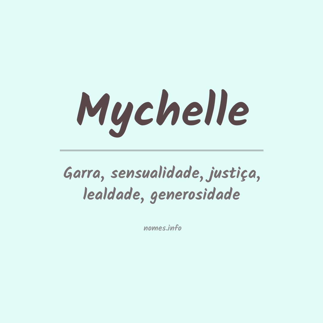 Significado do nome Mychelle