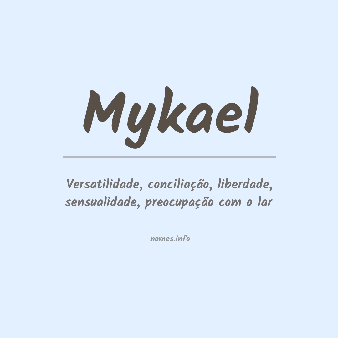 Significado do nome Mykael