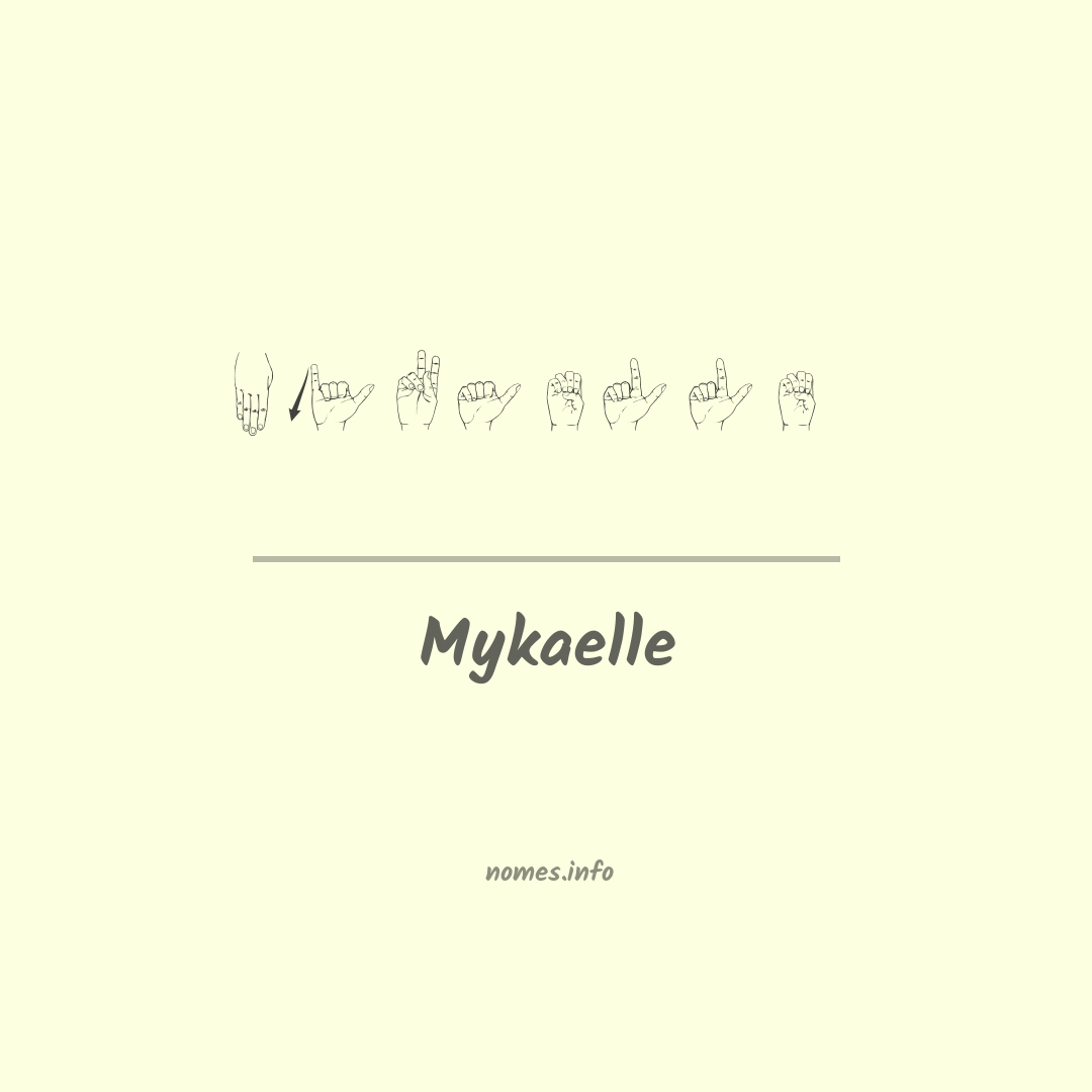 Mykaelle em Libras