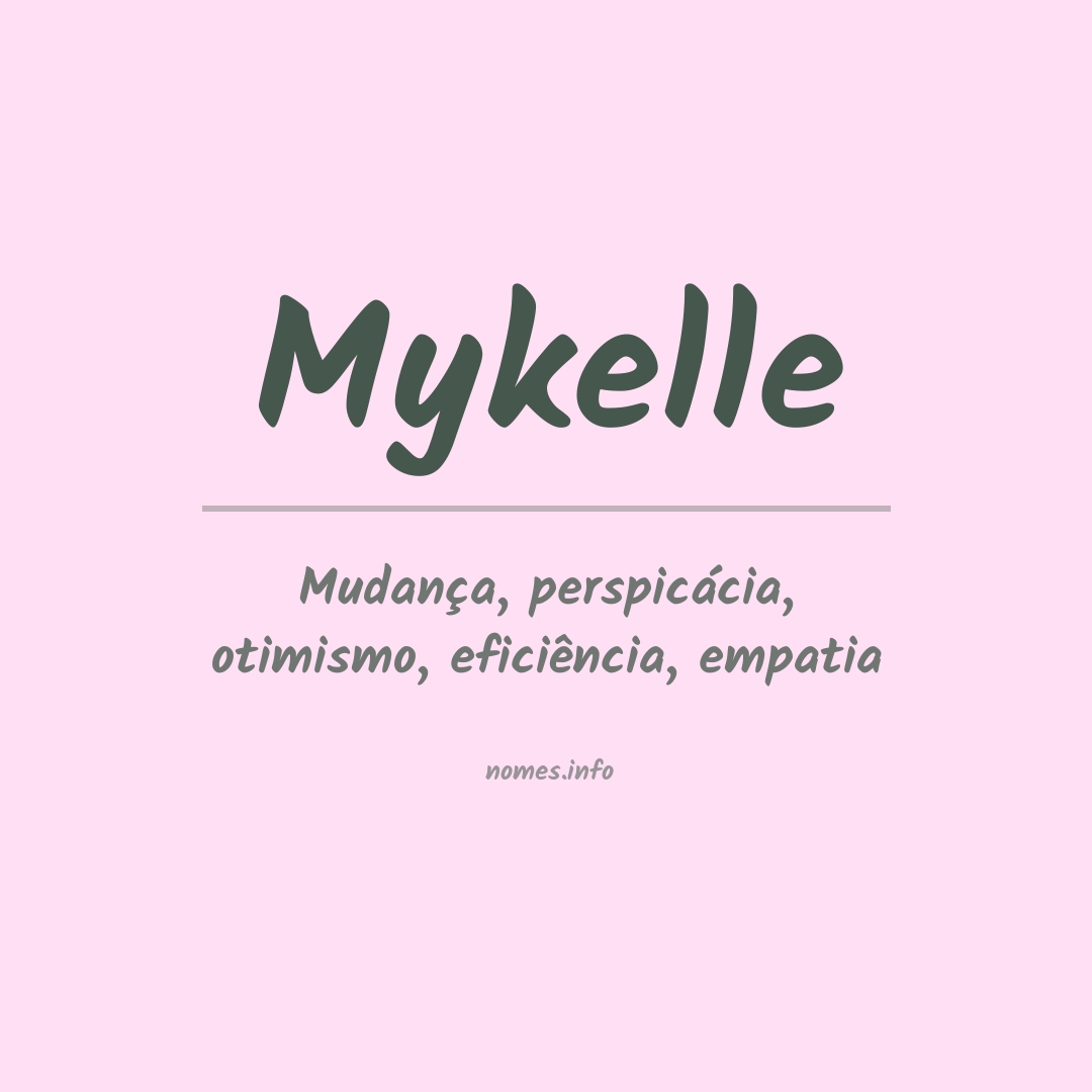 Significado do nome Mykelle