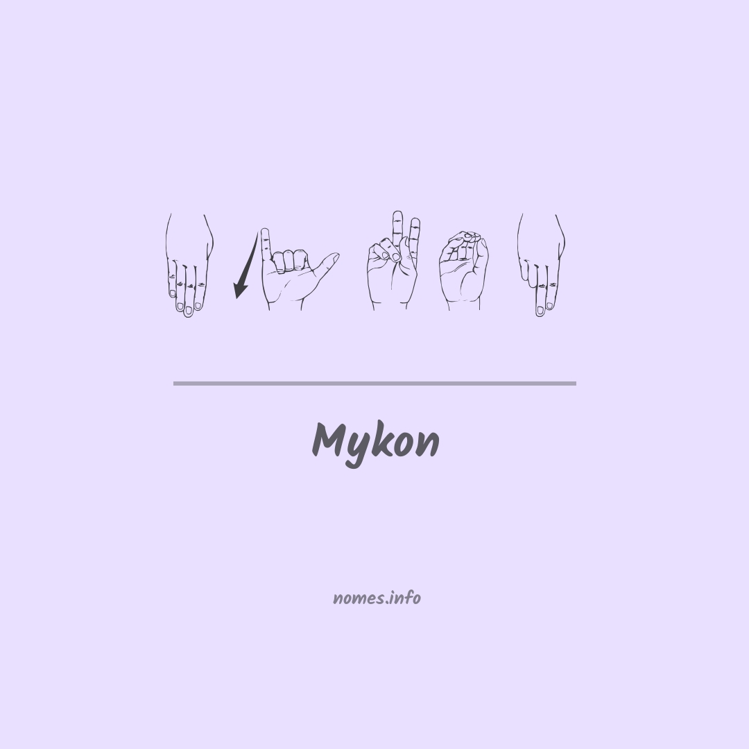 Mykon em Libras