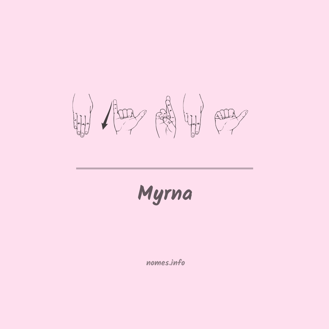 Myrna em Libras