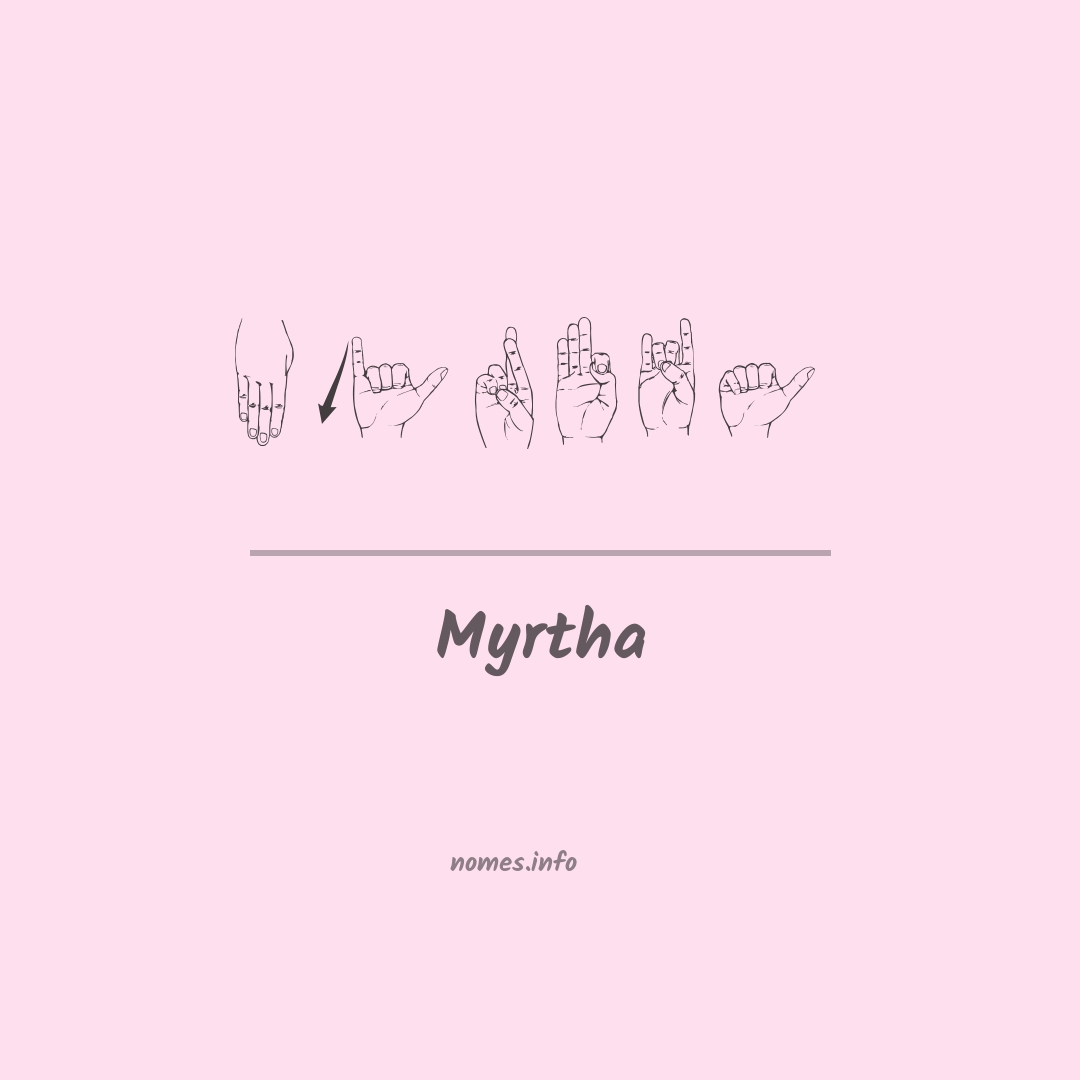 Myrtha em Libras