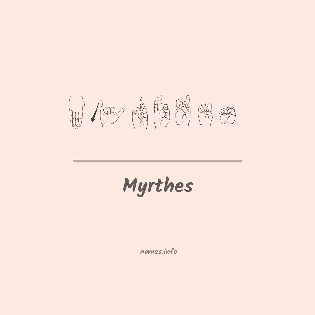 Myrthes em Libras