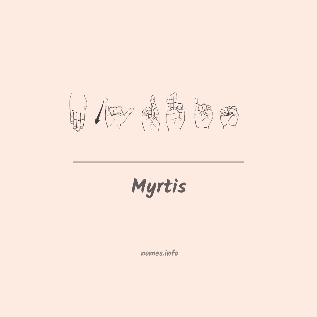 Myrtis em Libras