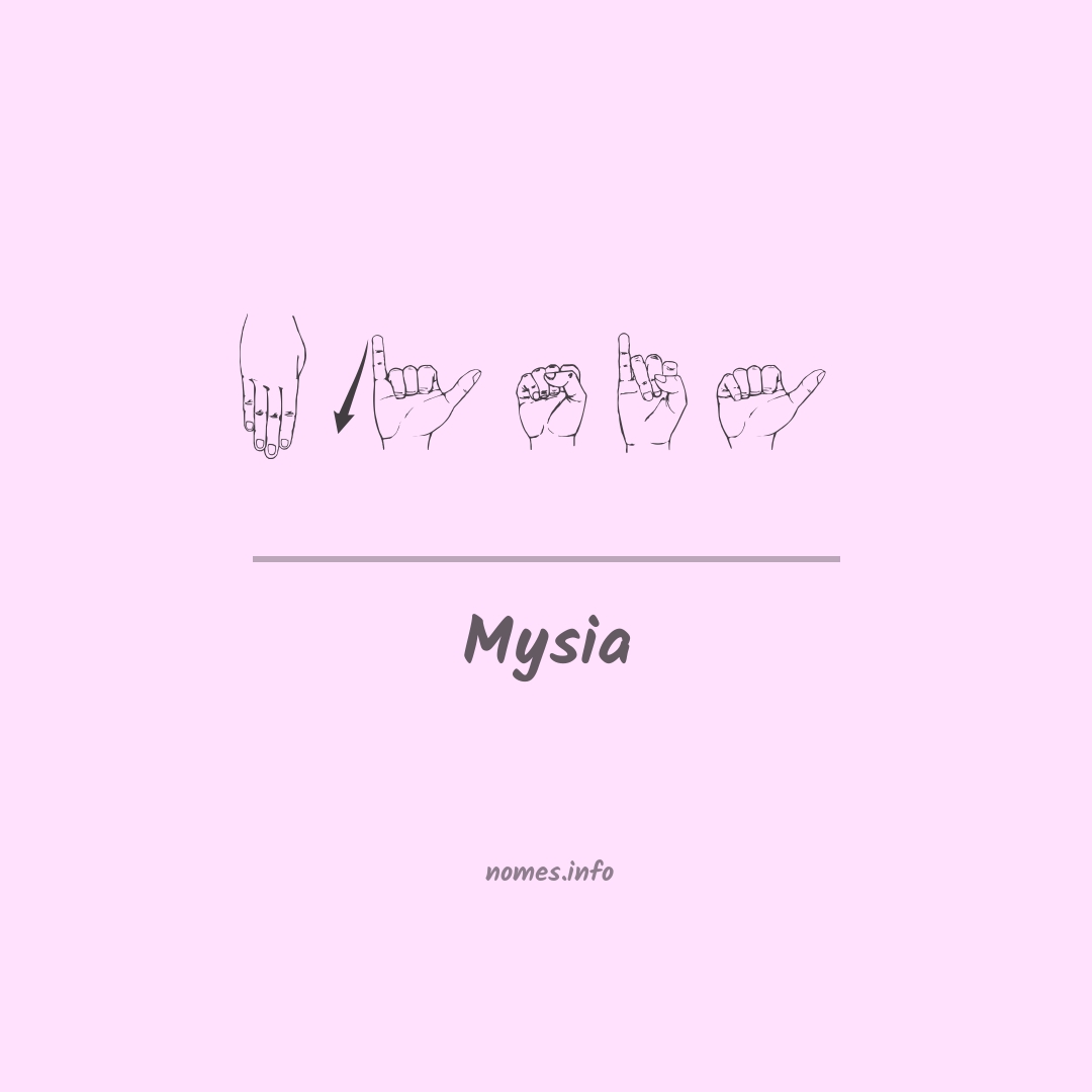 Mysia em Libras