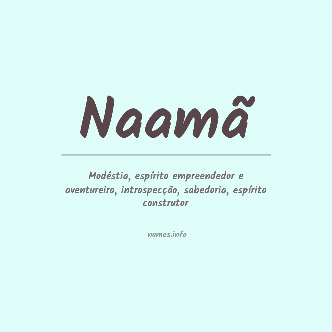 Significado do nome Naamã