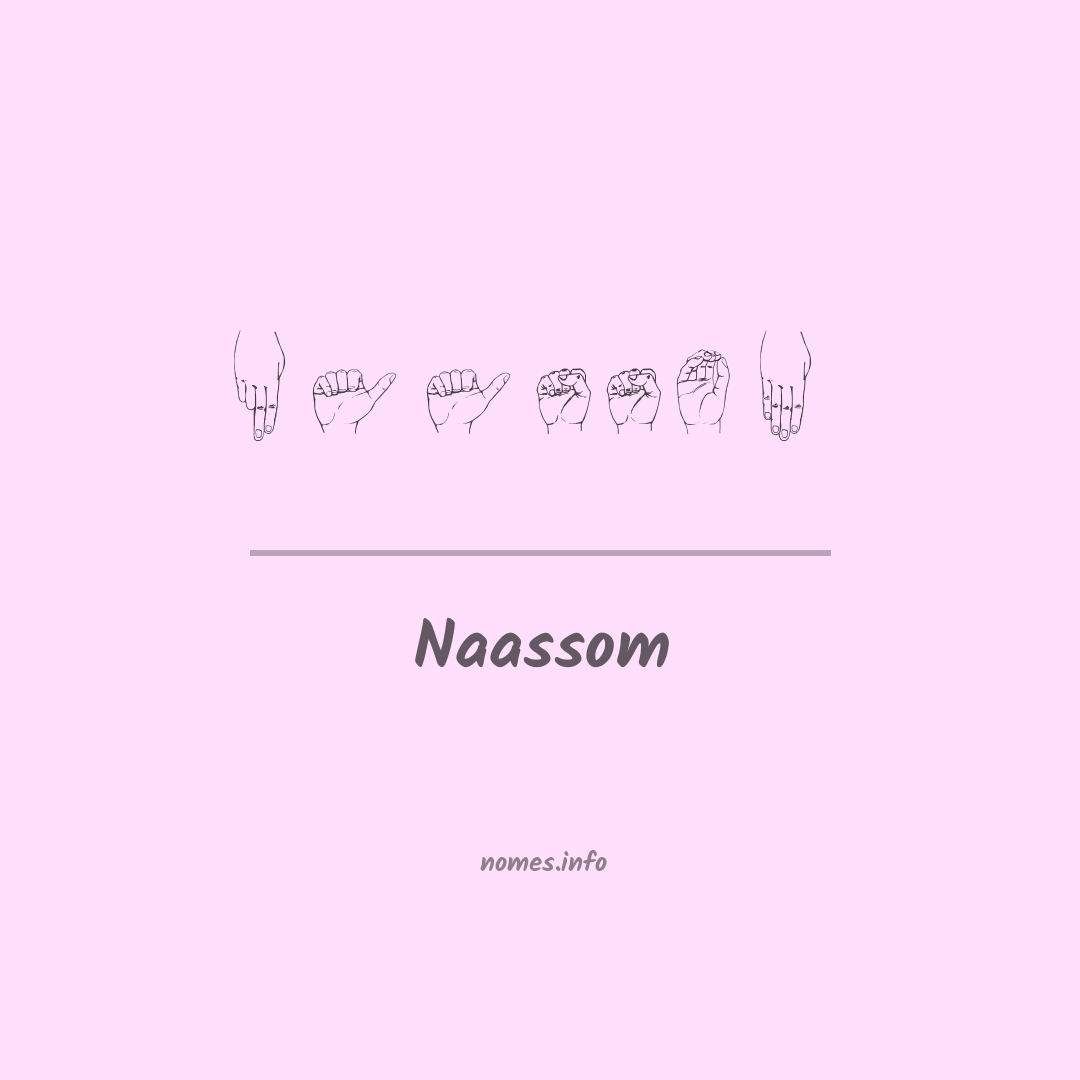 Naassom em Libras