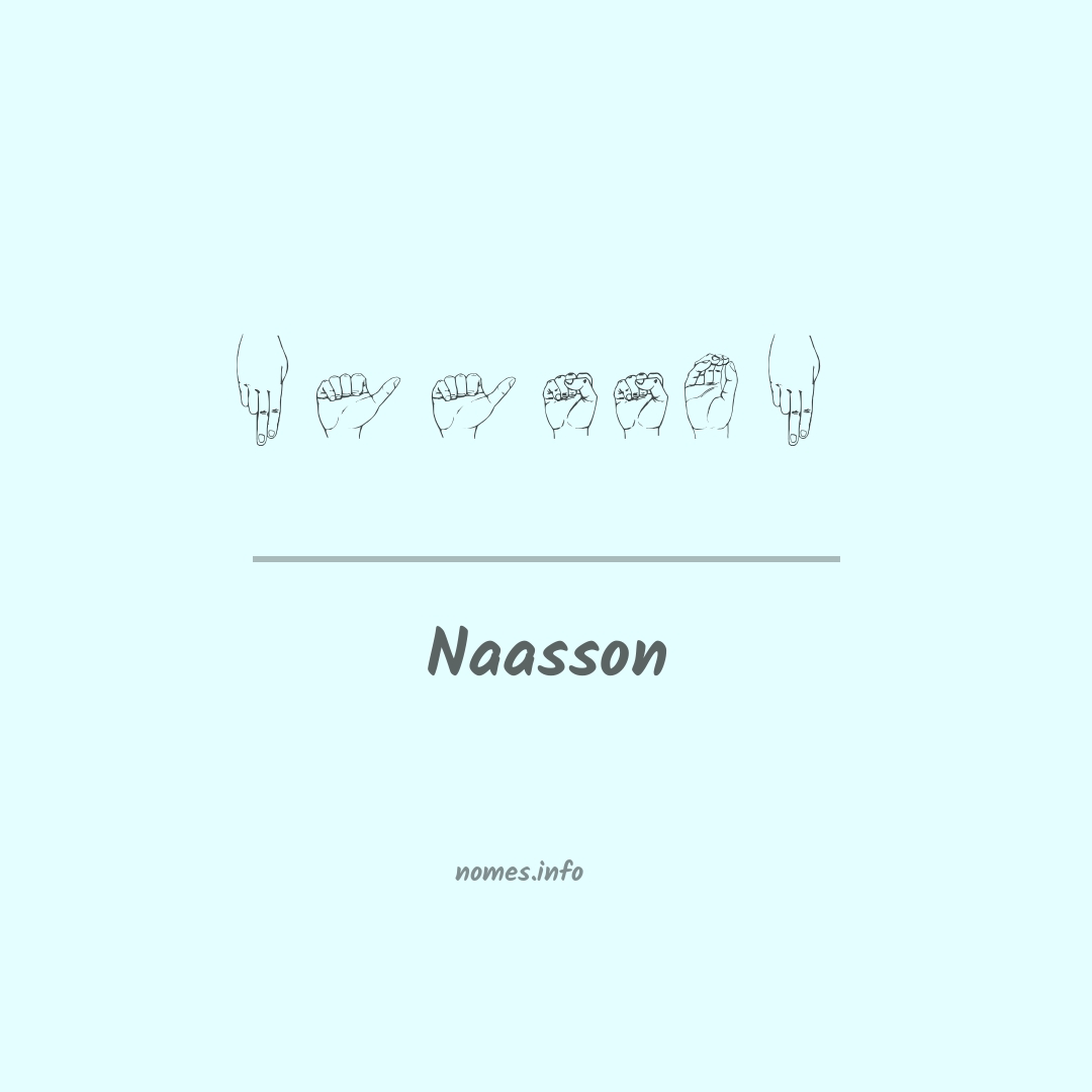 Naasson em Libras
