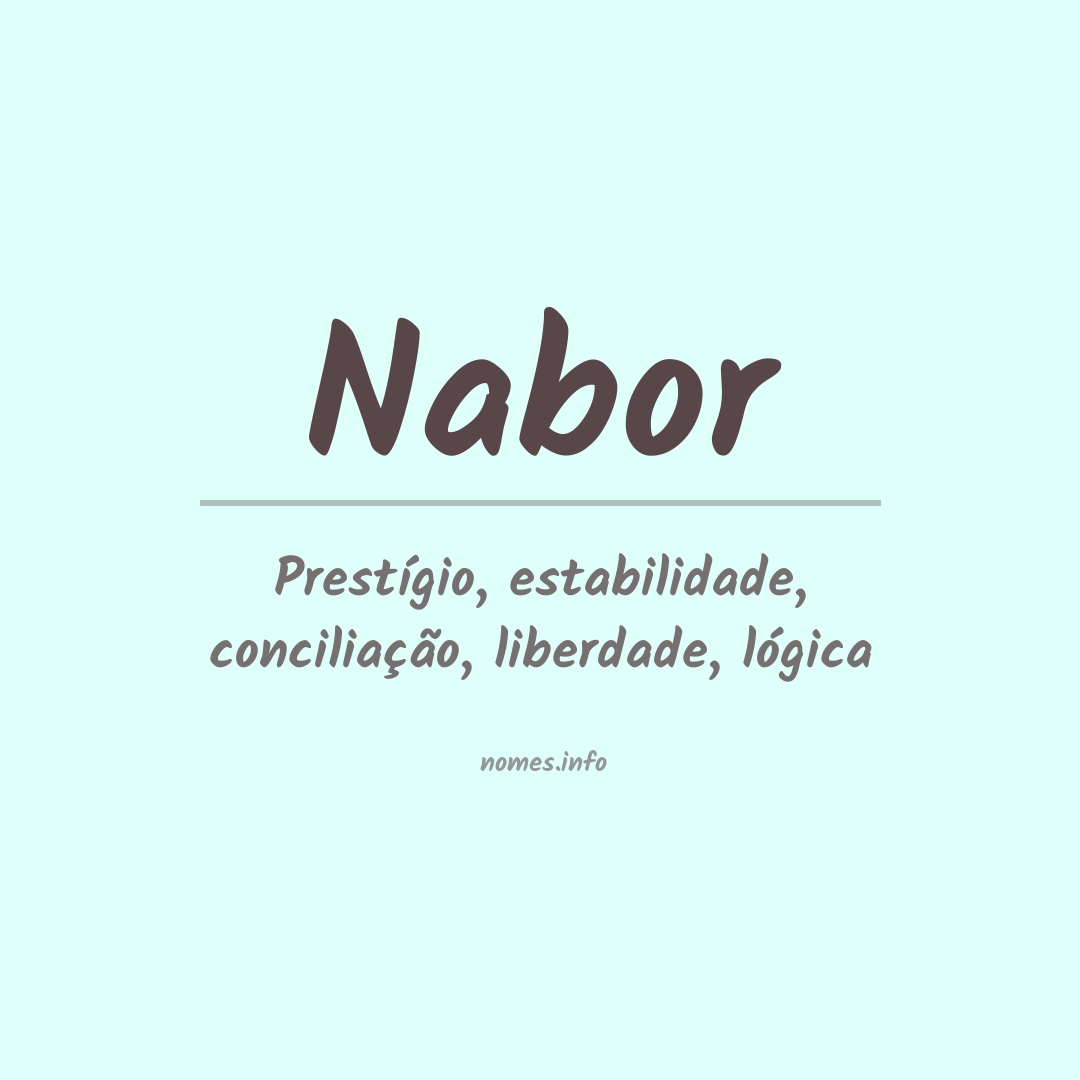 Significado do nome Nabor